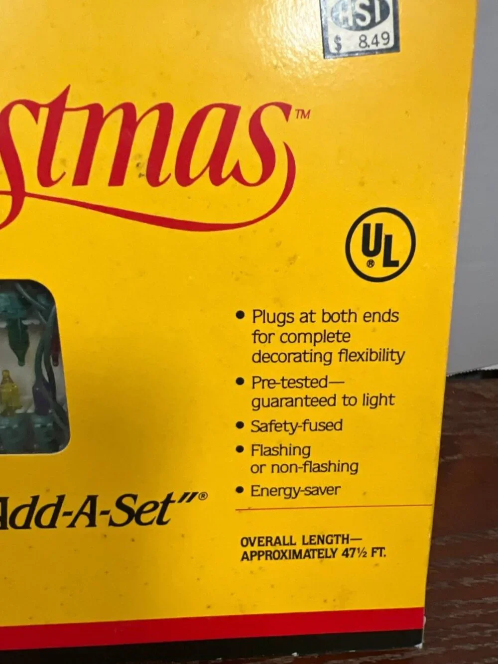 Kodak Color Of Christmas 100 Light Extra Bright Add-A-Set Indoor/Outdoor String
